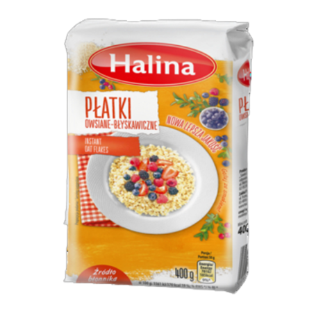 Halina Płatki owsiane błyskawiczne 400g